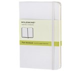 Записная книжка "Classic" (нелинованная), Moleskine, Pocket, белый (арт. QP012WH) - фото 12739